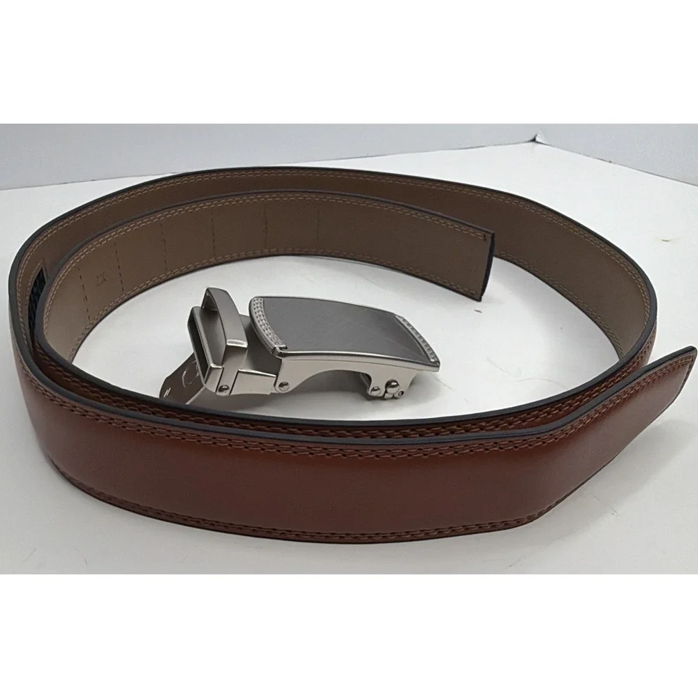 CHAOREN Mens Dress Belt  Micro Adjustable Belts Fits 32